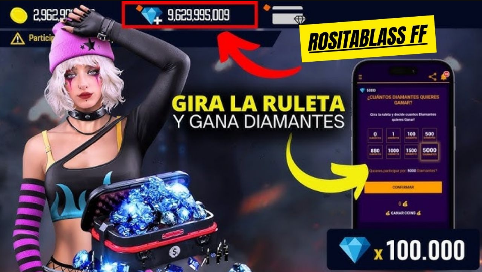 Rositablass FF: Genera Diamantes para Free Fire con esta APK